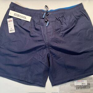 32 Degrees Cool Men's Size "XL " 6 - Inch Swim Shorts - Navy Blue